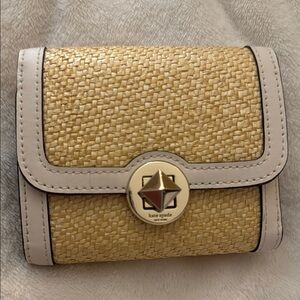 Kate Spade Straw Wallet